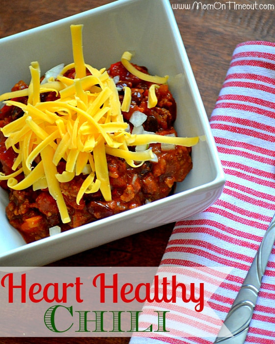 Heart Healthy Chili Recipes Heart Healthy Slow Cooker Chili Recipe Mom Timeout