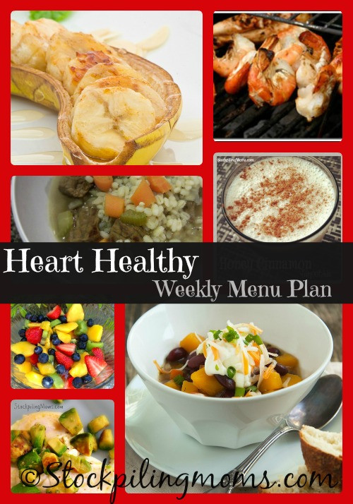 Heart Healthy Dinners For Two
 Menu Plan Monday