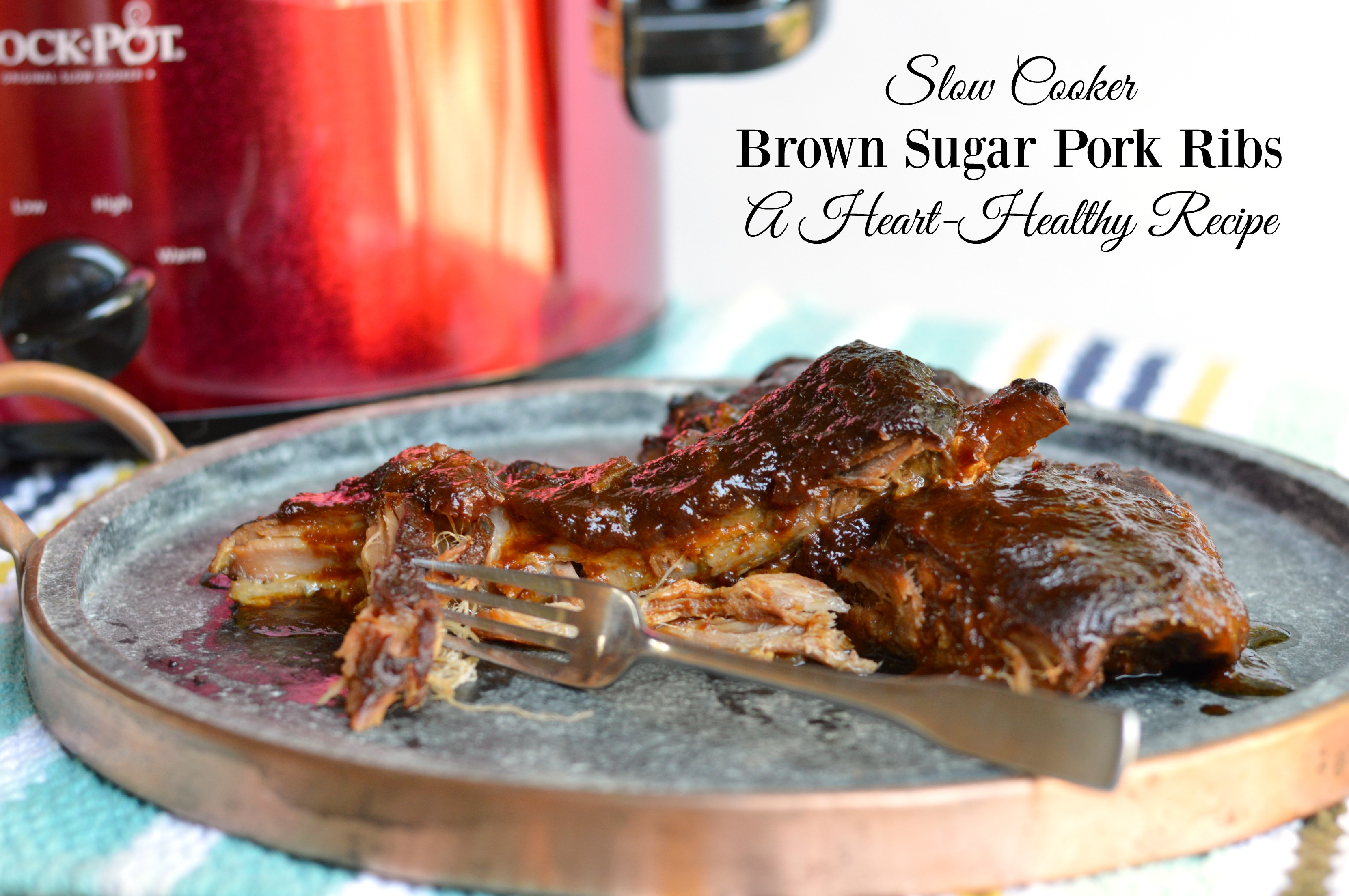 Heart Healthy Pork Recipes
 Slow Cooker Brown Sugar Pork Ribs A Heart Healthy Recipe