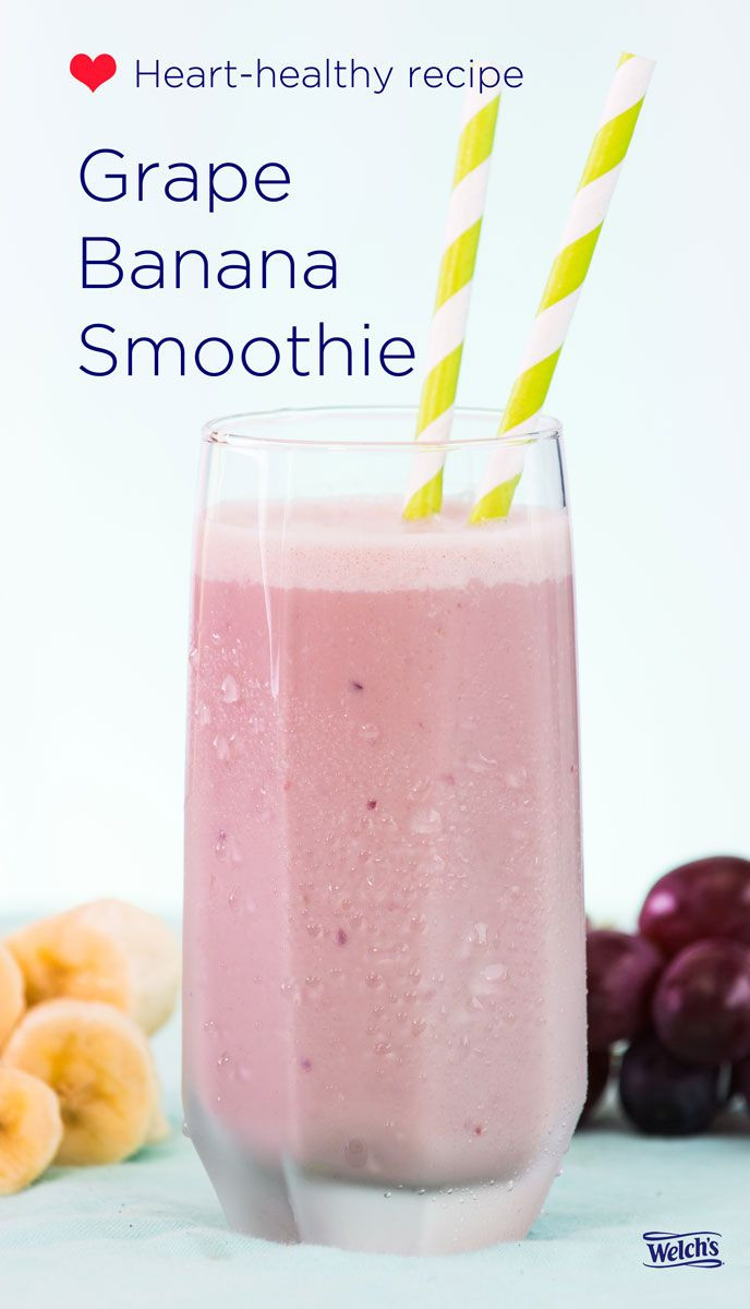 Heart Healthy Smoothie Recipes 25 best ideas about Grape Smoothie on Pinterest