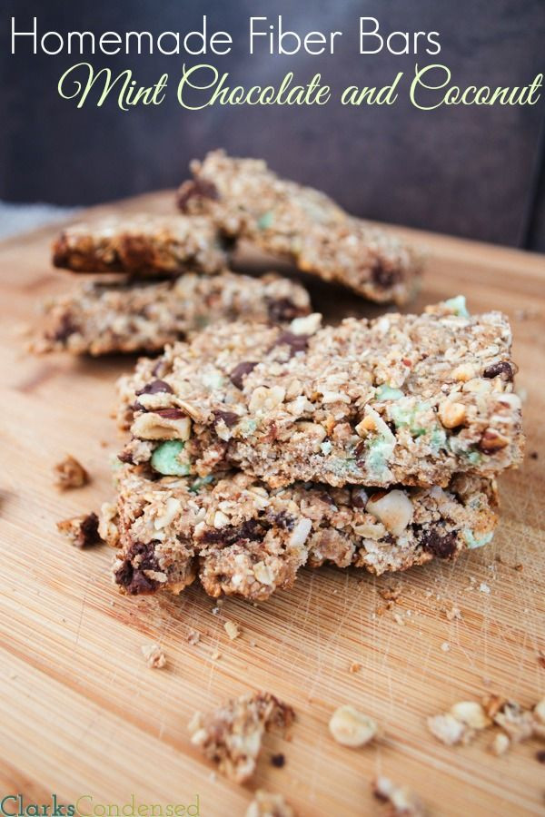 High Fiber Bars Recipes
 Mint Chocolate and Coconut Fiber Bars Recipe