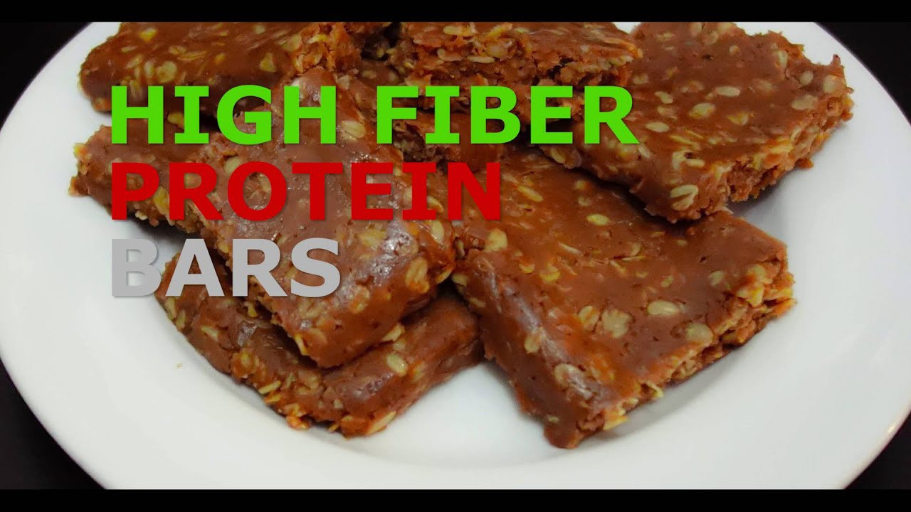 High Fiber Bars Recipes
 High Fiber Protein Bars the best homemade recipe