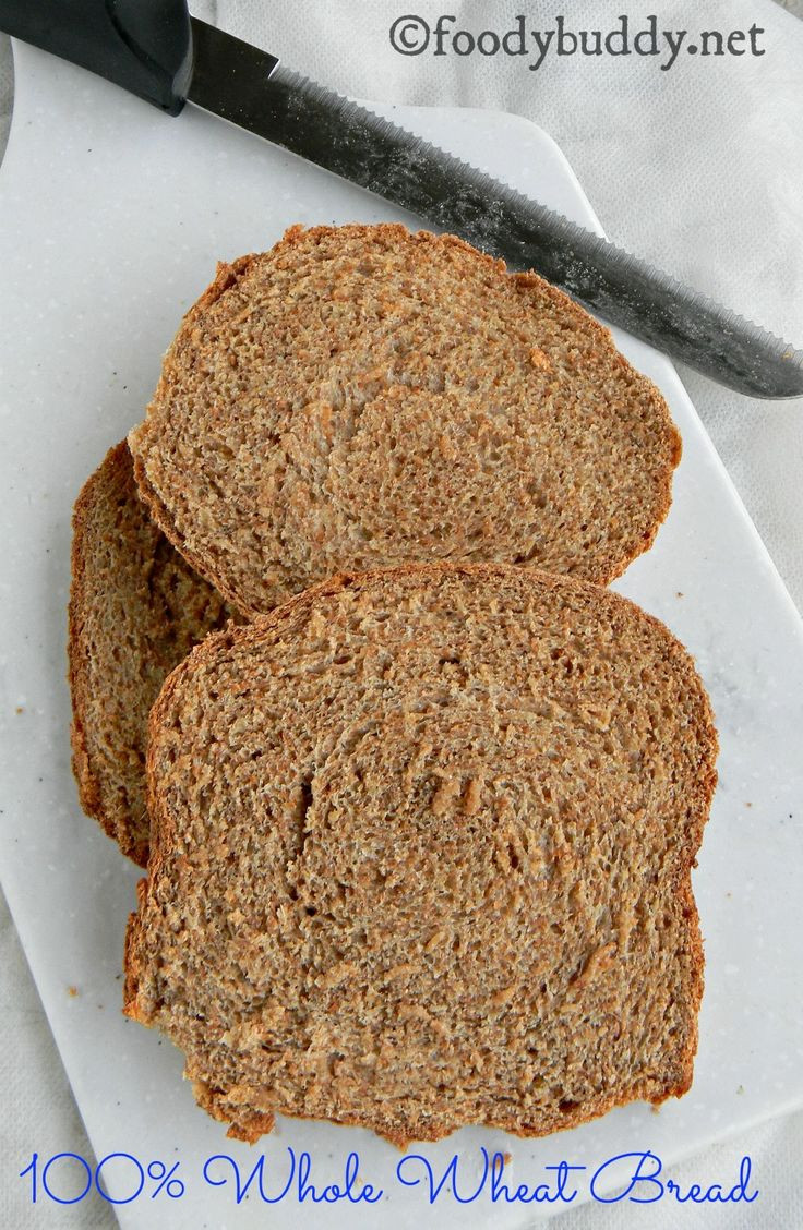 High Fiber Bread Machine Recipe
 This is one of the easiest Bread Machine Whole Wheat Bread