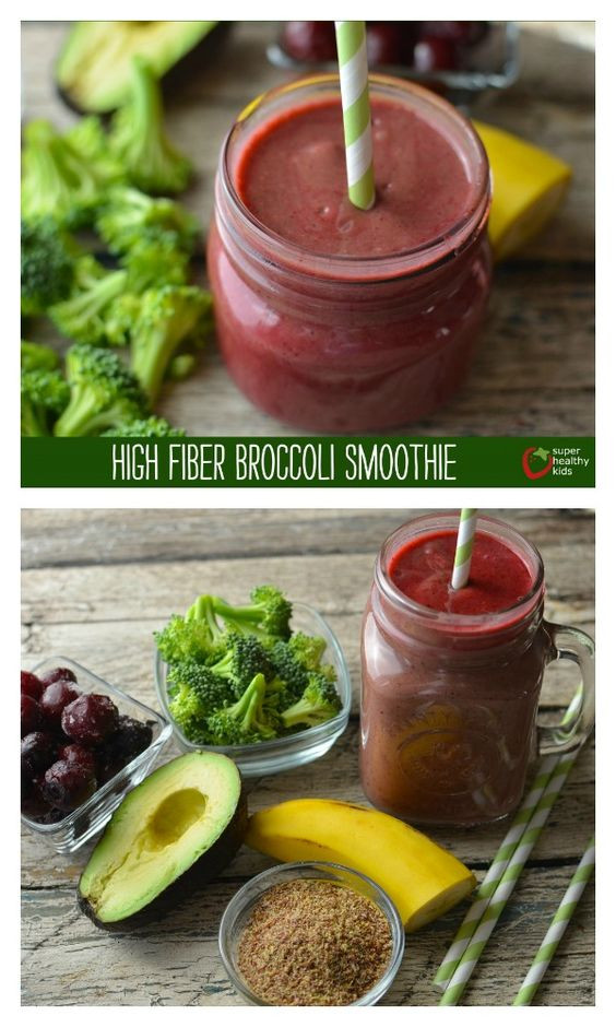 High Fiber Breakfast Smoothies
 Kids Recipe