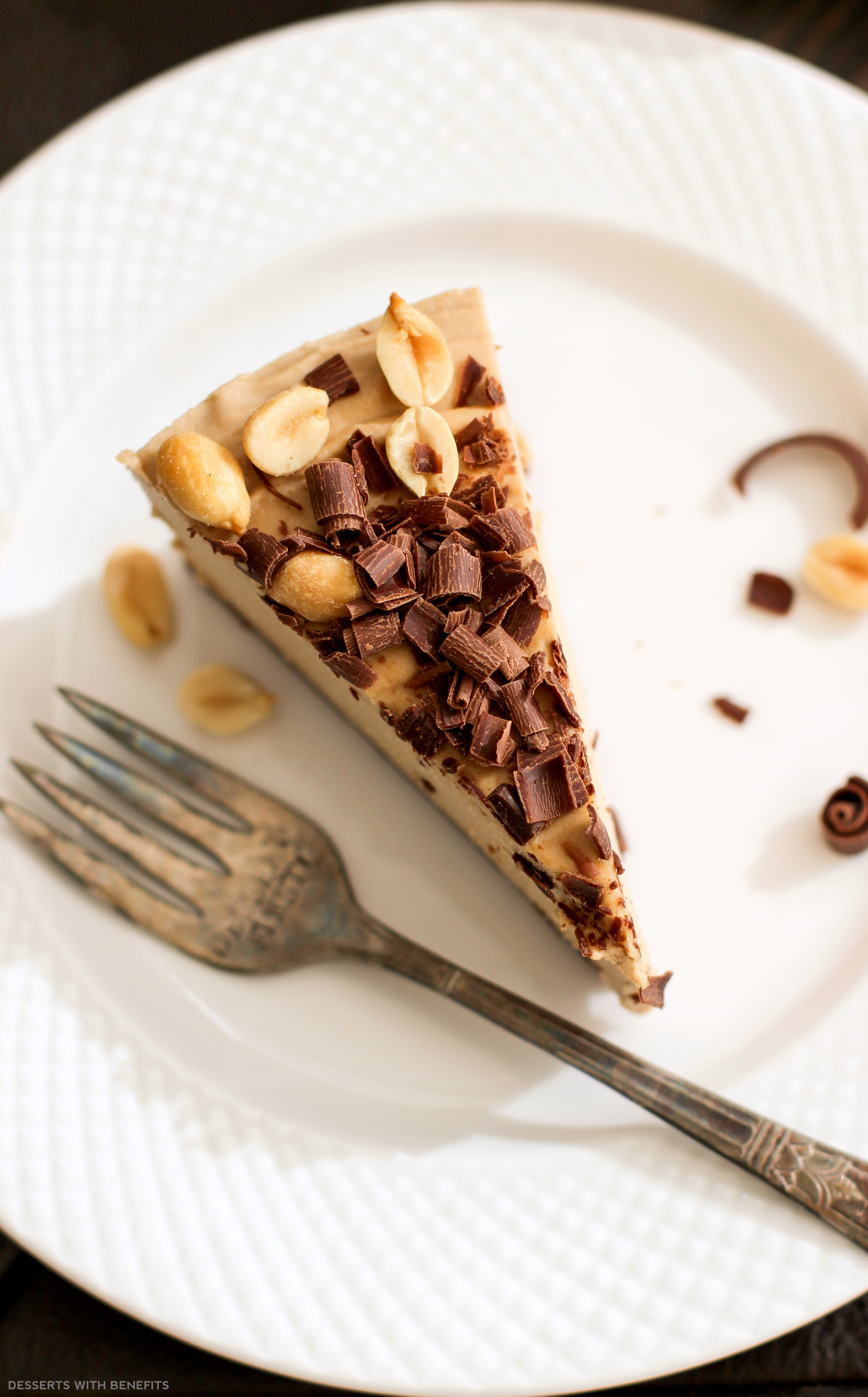 High Fiber Desserts
 Healthy Chocolate Peanut Butter Raw Cheesecake vegan low