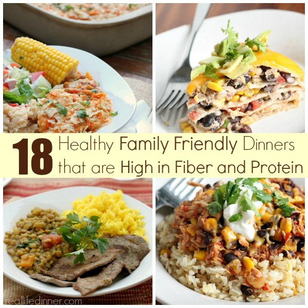 High Fiber Dinner Recipes
 High Fiber and Protein Dinner Ideas Real Life Dinner