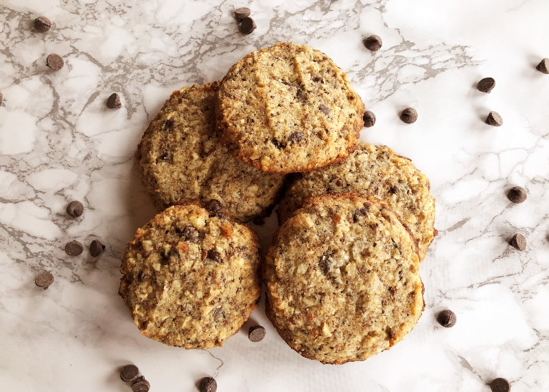 High Fiber Keto Recipes
 Keto Chocolate Chip High Fiber Cookies