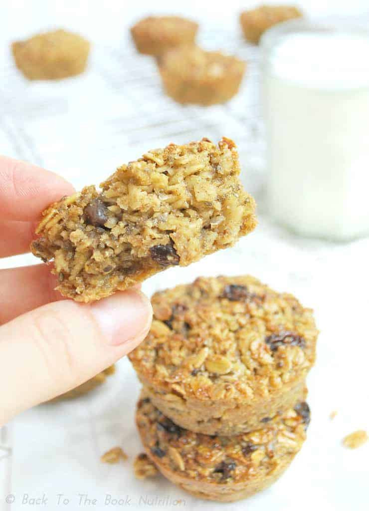 High Fiber Oatmeal Cookies
 Oatmeal Raisin Breakfast Cookies GF DF No refined sugar