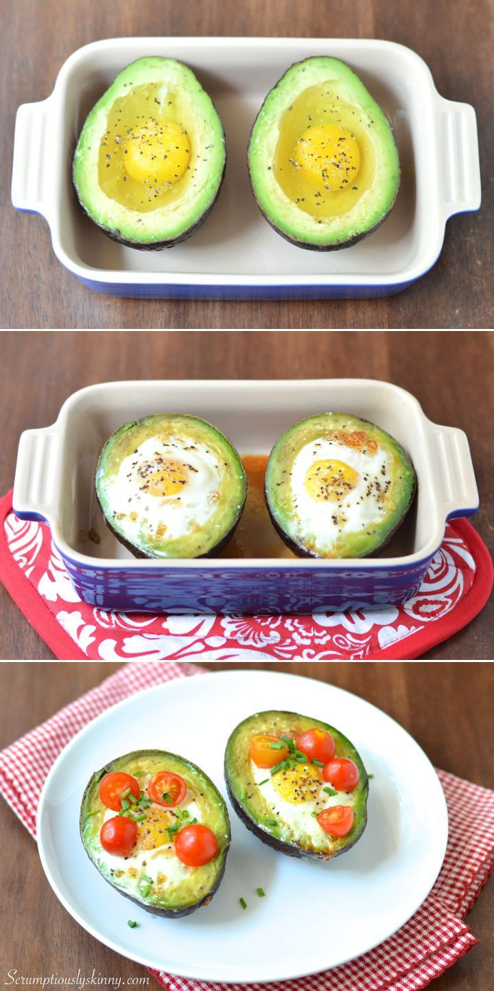 High Fiber Recipes
 Baked Egg in Avocado Nest Recipe