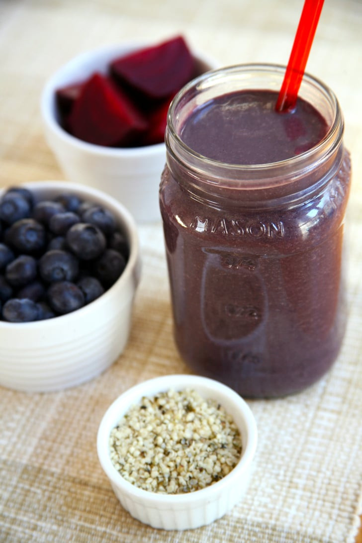 High Fiber Smoothie Recipes
 Beet Blueberry Chocolate Protein Smoothie