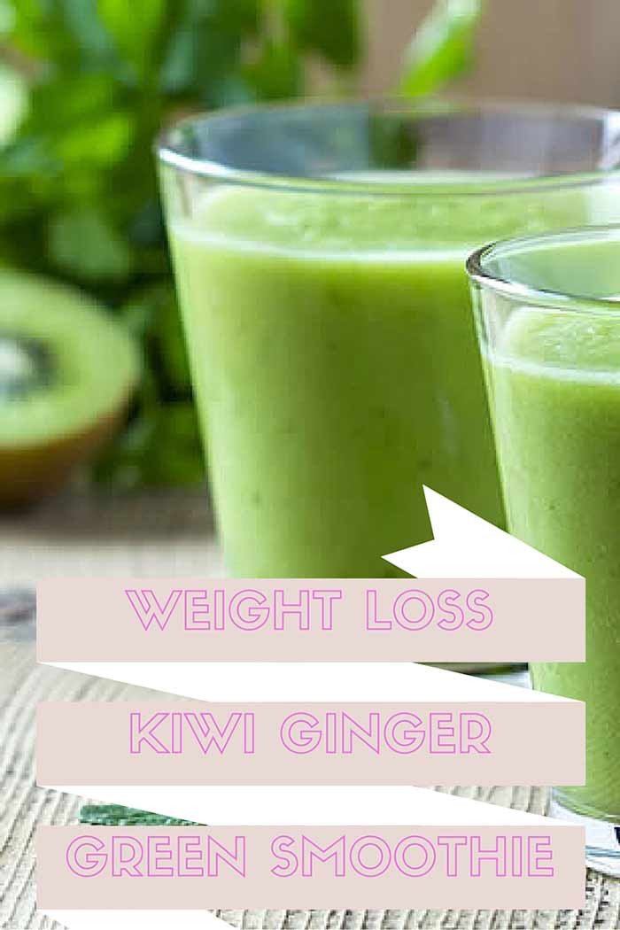 High Fiber Smoothie Recipes Weight Loss
 Weight Loss Kiwi Ginger Green Smoothie Recipe