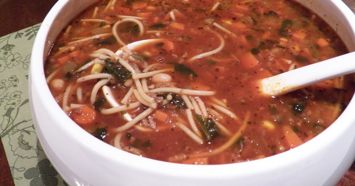 High Fiber Soup Recipes
 MINESTRONE SOUP WITH HIGH FIBER PASTA