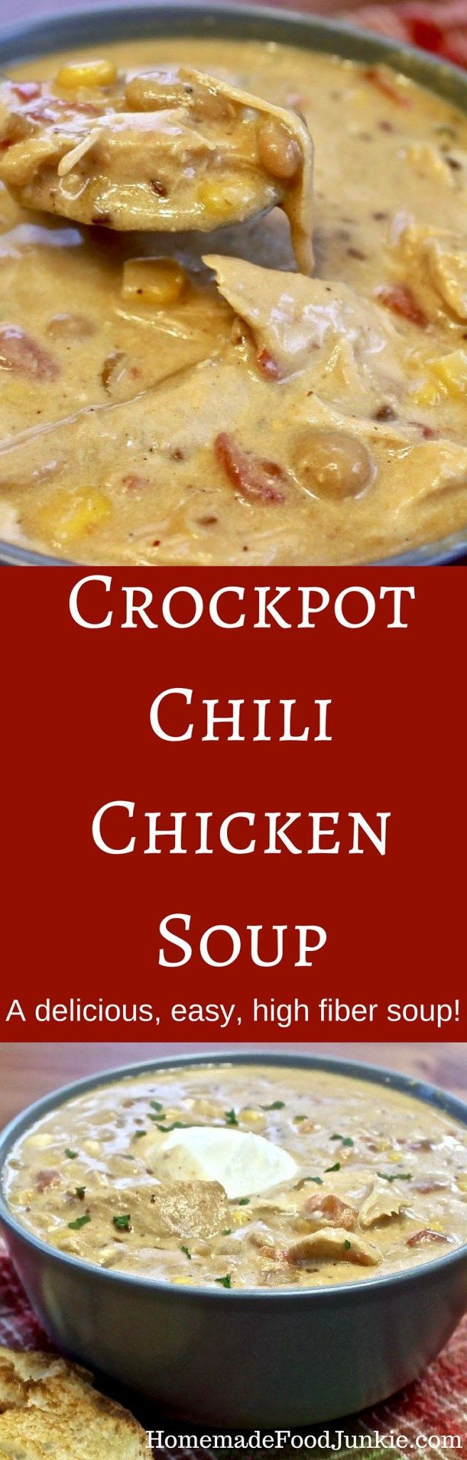 High Fiber Soup Recipes
 Crockpot Chili Chicken Soup A delicious easy high fiber