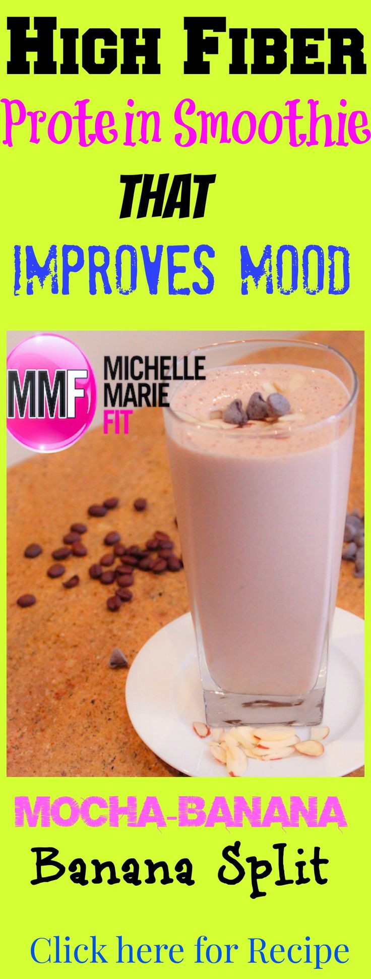 High Protein High Fiber Recipes
 This Protein Smoothie is so yummy and super high in fiber