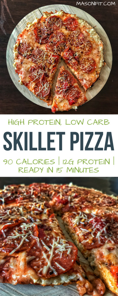 High Protein Low Calorie Recipes
 90 Calorie Stovetop Skillet Pizza Recipe High Protein and