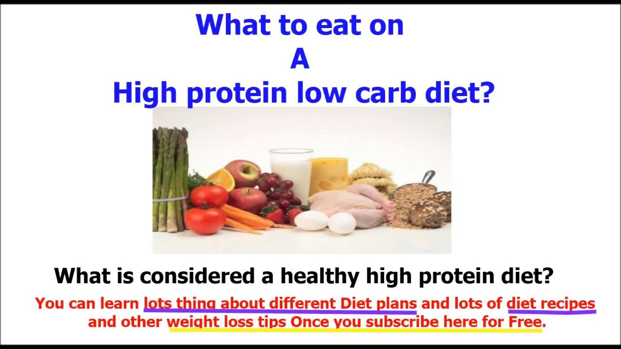 High Protein Low Carb Diet Recipes
 high protein low carb t