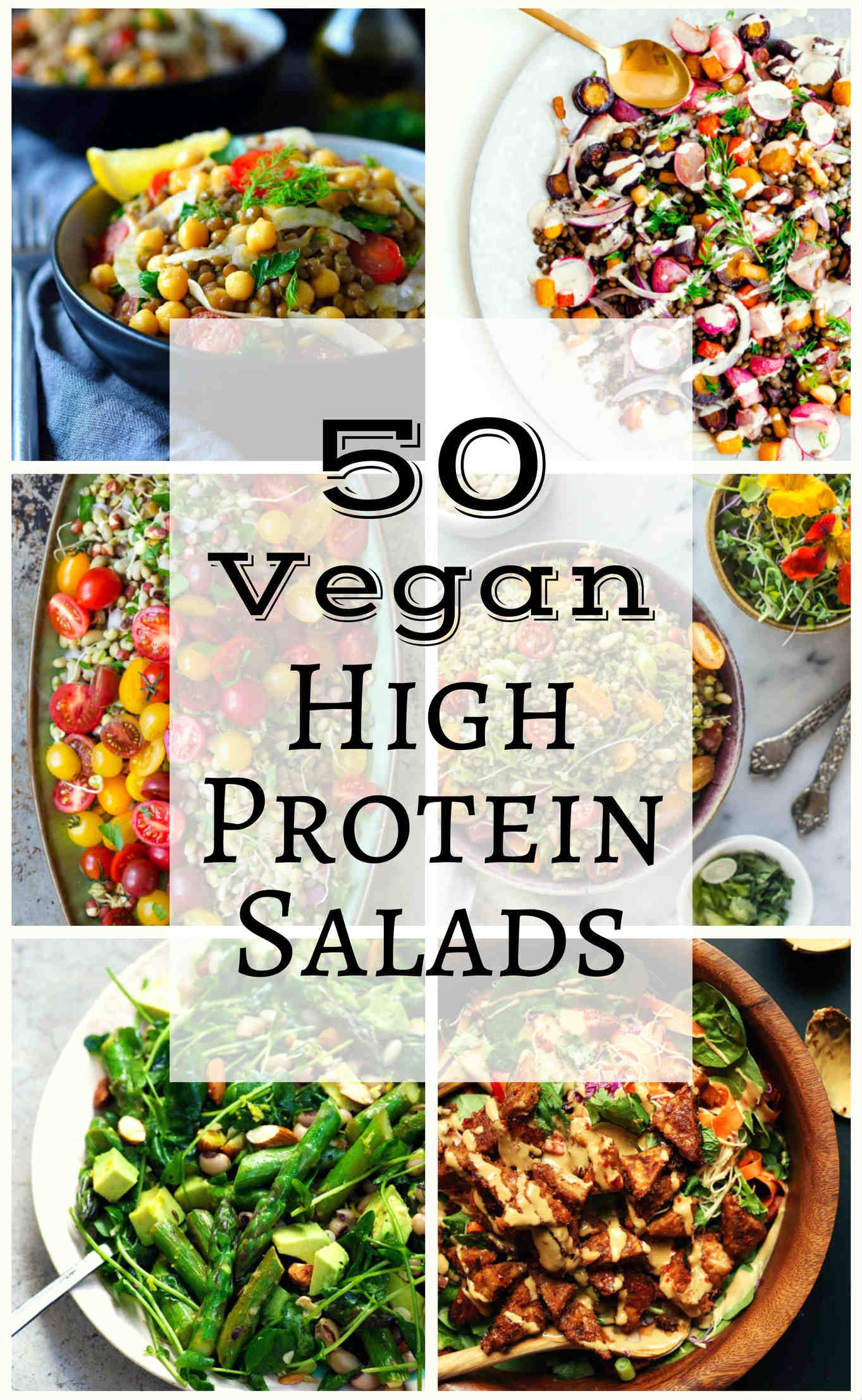 High Protein Vegetarian Salad
 50 Vegan High Protein Salads