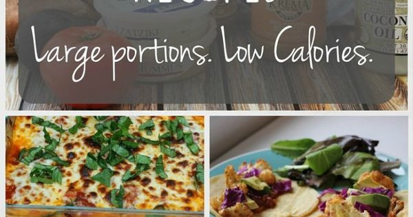 High Volume Low Calorie Recipes
 High Volume Low Calorie Recipe Round Up
