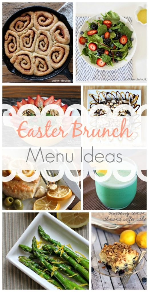 Ideas For Easter Dinner Menu
 Easter Brunch Menu Ideas Link Party Features Taryn