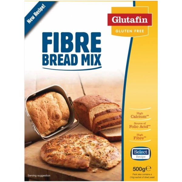 Ingredients In Gluten Free Bread
 Glutafin Select Gluten Free Fibre Bread Mix 500g