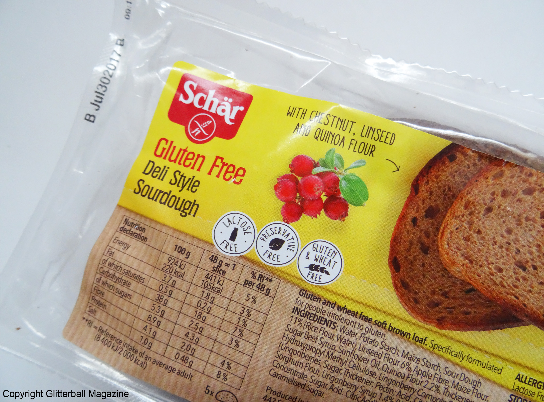 Ingredients In Gluten Free Bread
 schar gluten free bread ingre nts