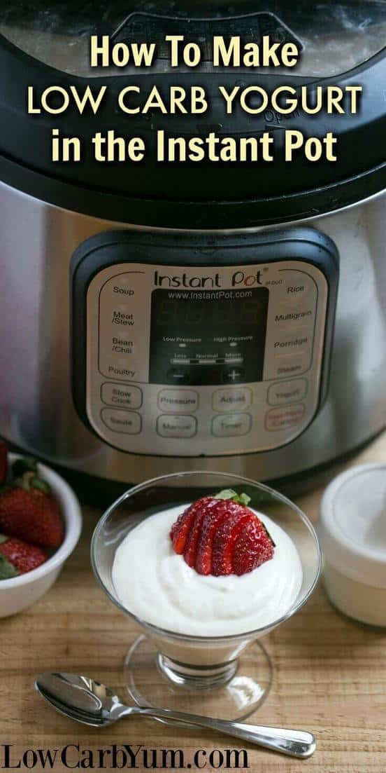 Instant Pot Low Calorie Recipes
 How to Make Low Carb Yogurt Using an Instant Pot