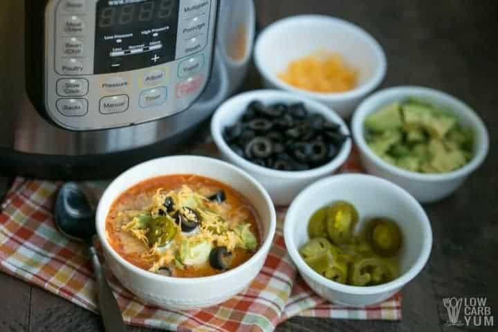 Instant Pot Low Calorie Recipes
 Instant Pot Low Carb Taco Soup with Cream Cheese