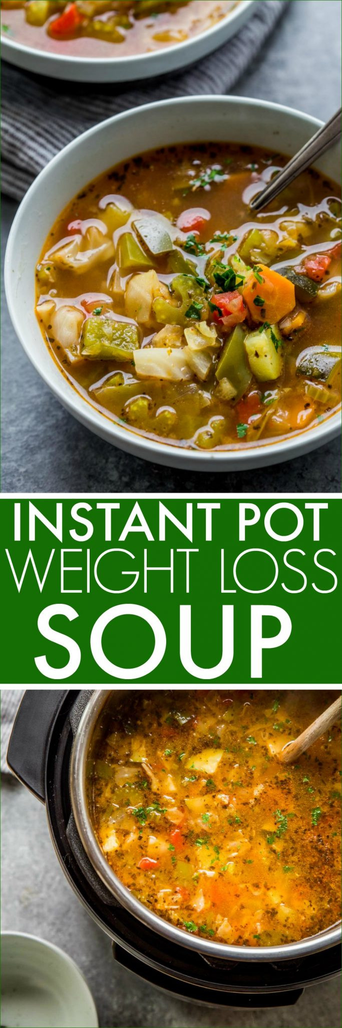Instant Pot Recipes For Weight Loss
 Instant Pot Weight Loss Soup with Stovetop Instructions