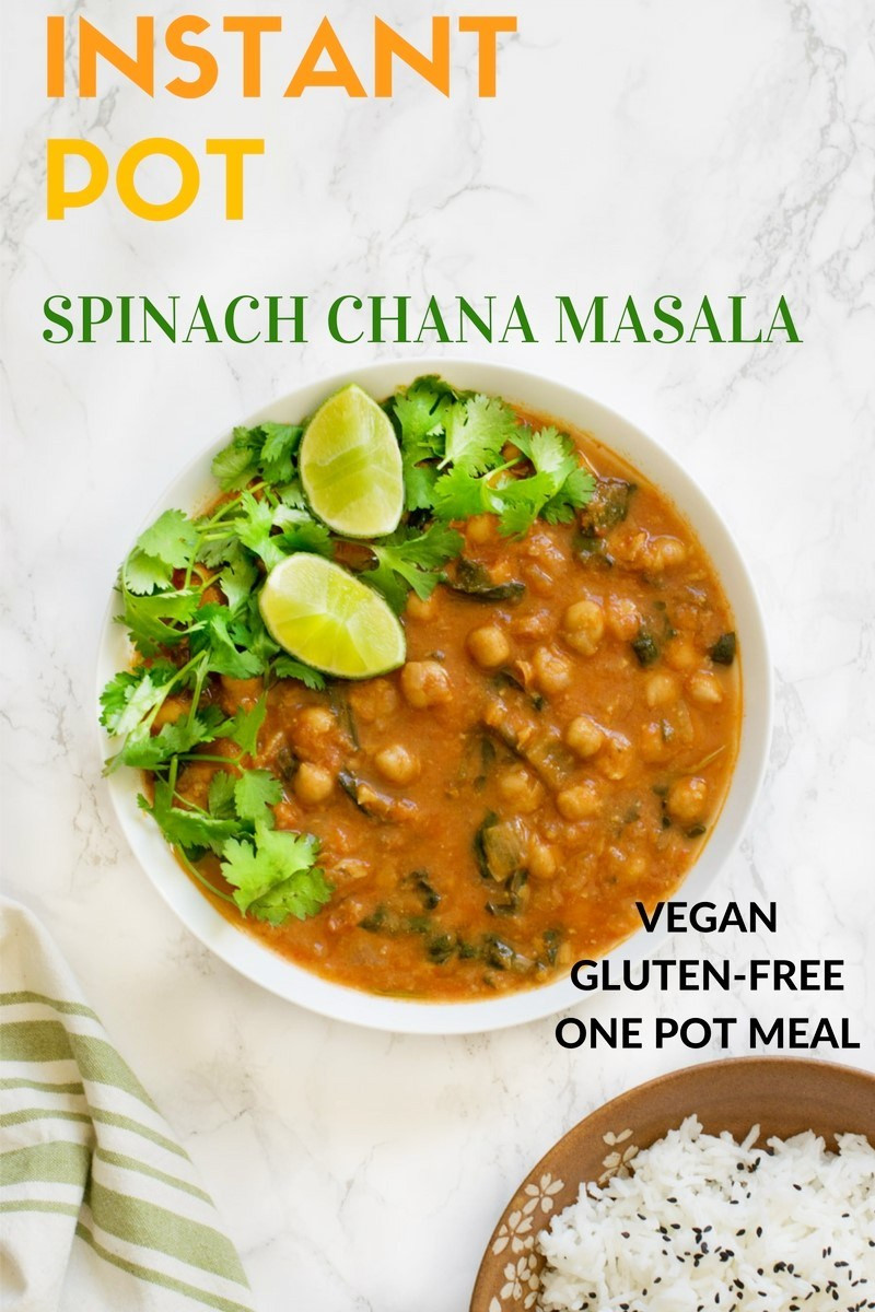 Instant Pot Vegetarian Recipes Indian
 Instant Pot Chana Masala chickpea curry cholay recipe