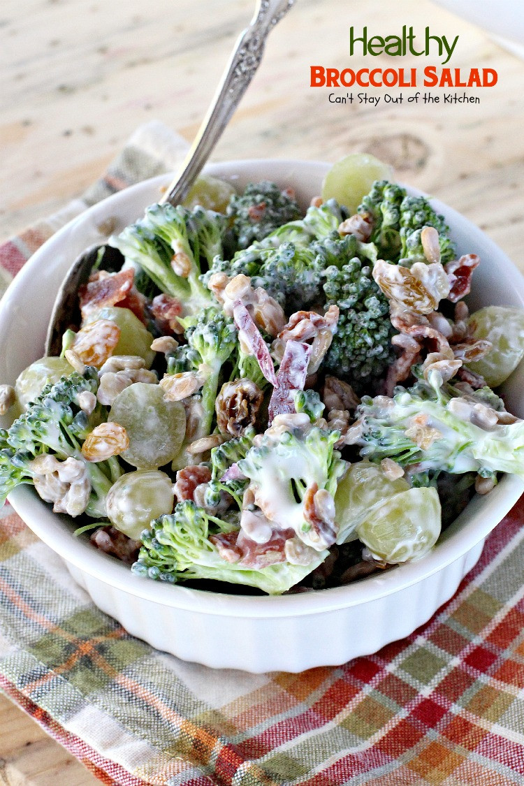 Is Broccoli Healthy
 Healthy Broccoli Salad Can t Stay Out of the Kitchen