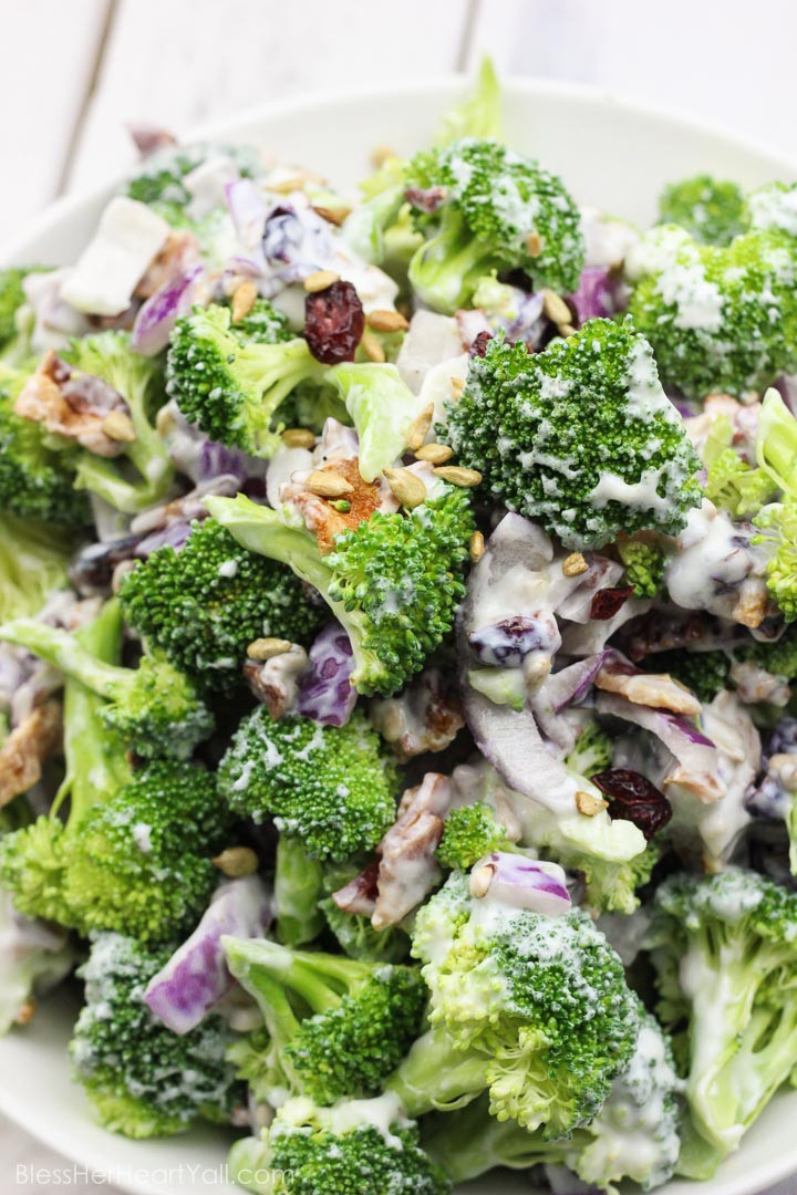 Is Broccoli Healthy
 Skinny Greek Yogurt Broccoli Salad Easy Fresh