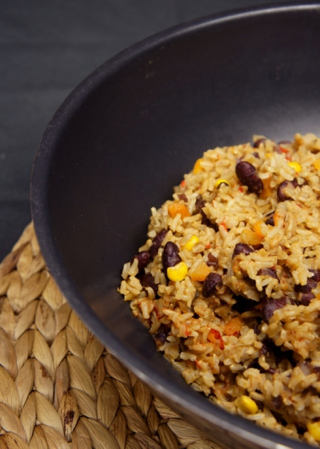 Is Brown Rice Low Carb
 Brown Rice with Corn and Beans