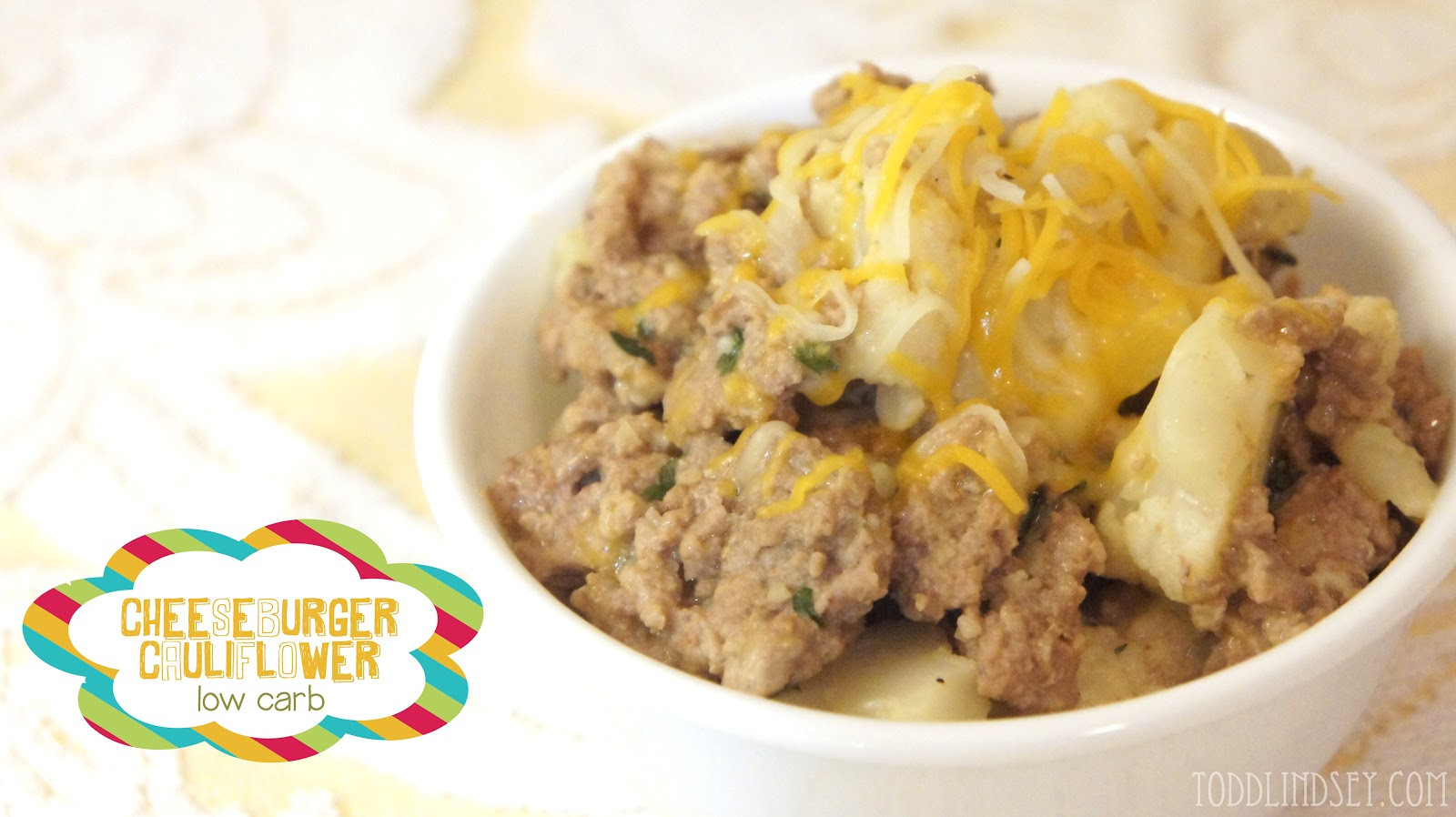 Is Cauliflower Low Carb
 Domer Home Cheeseburger Cauliflower Low Carb