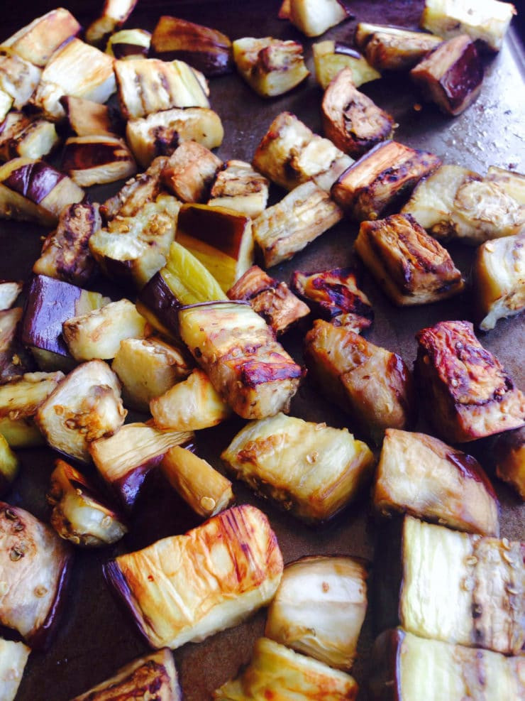 Is Eggplant Healthy
 How to Roast Eggplant Cubes Easy Healthy Tutorial