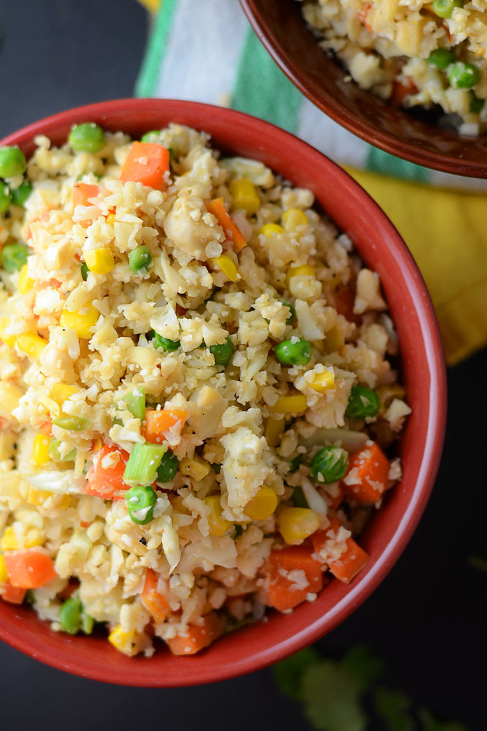 Is Fried Rice Vegan
 Healthy Vegan Cauliflower Fried Rice