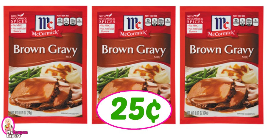 Is Mccormick Brown Gravy Vegetarian
 McCormick Brown Gravy just 25¢ each at Publix