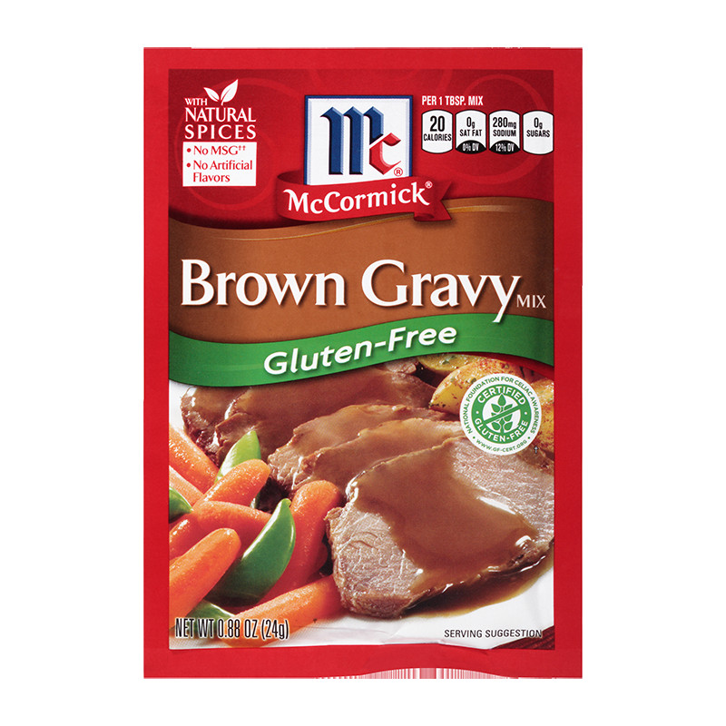 Is Mccormick Brown Gravy Vegetarian
 McCormick Gluten Free Brown Gravy Mix