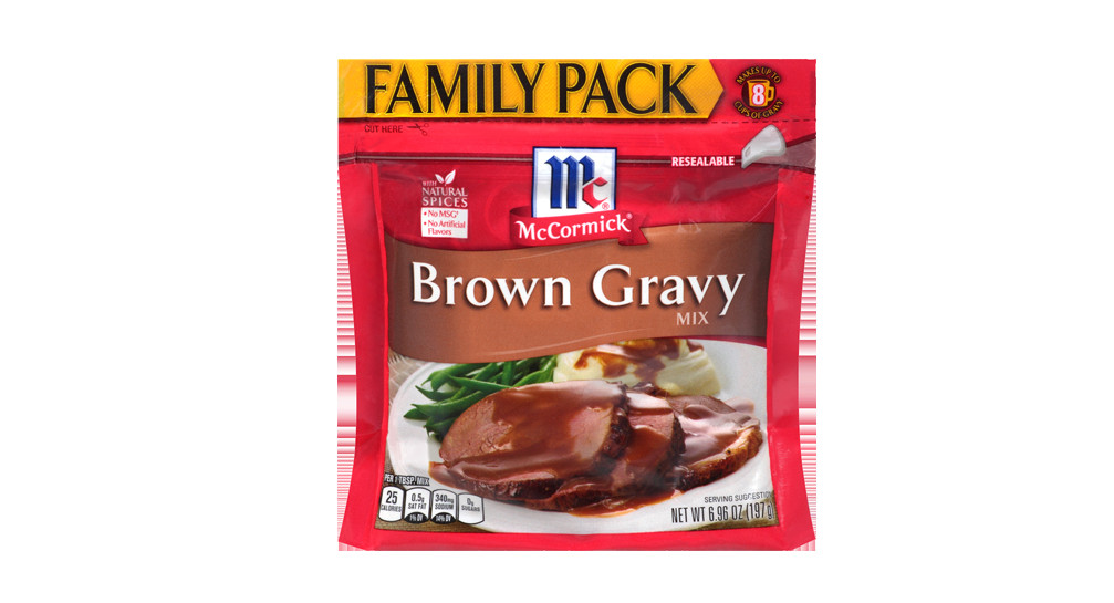 Is Mccormick Brown Gravy Vegetarian
 McCormick Brown Gravy Mix Original Family Pack