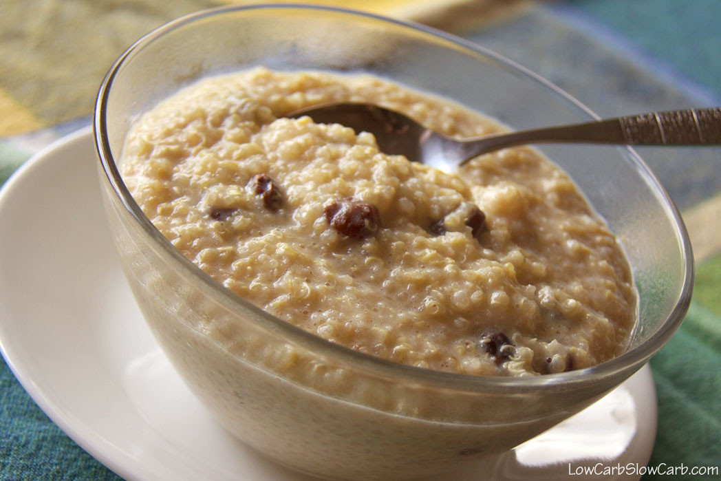 Is Quinoa Low Carb
 Quinoa pudding Low Carb Slow Carb