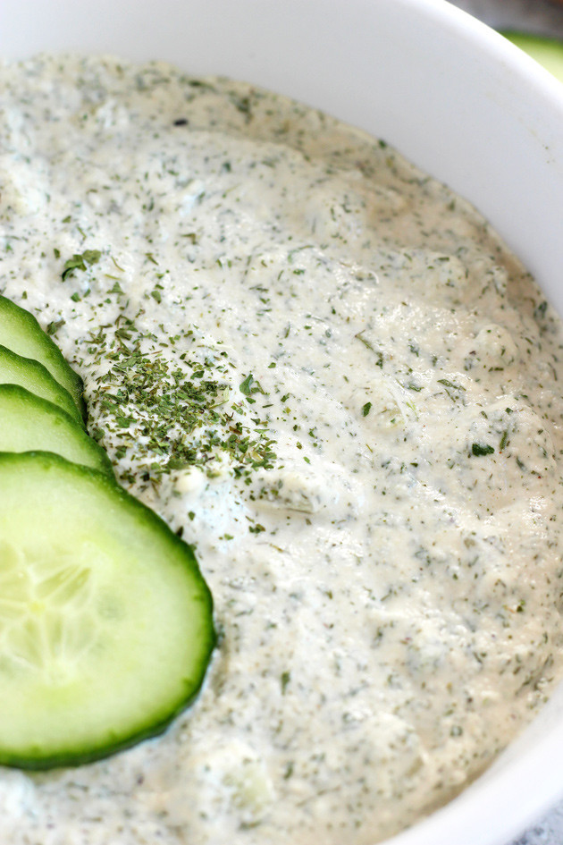 Is Tzatziki Sauce Healthy
 Super Easy Vegan Tzatziki Sauce