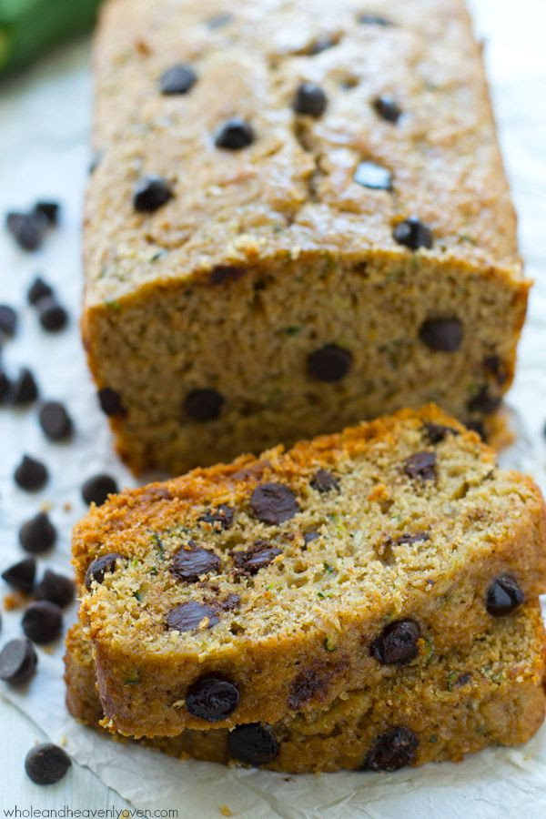 Is Zucchini Bread Healthy
 Healthy Dark Chocolate Chip Zucchini Bread