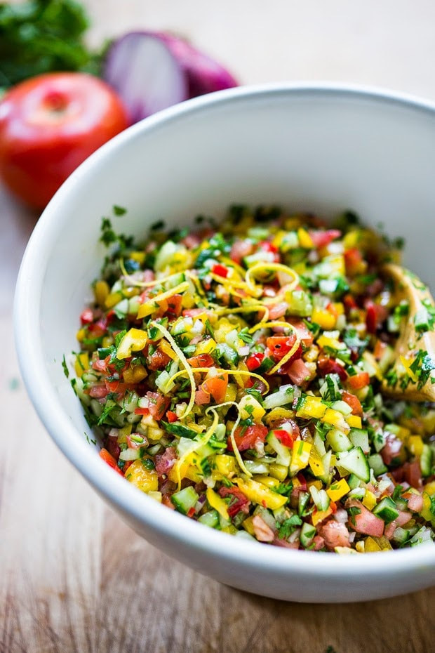 Israeli Recipes Vegetarian
 Delicious & Healthy Israeli Salad Simple Authentic