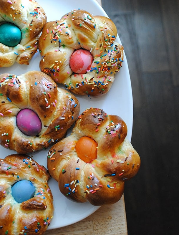 Italian Easter Bread With Eggs
 Let s Eat Cake A baking blog filled with delicious easy