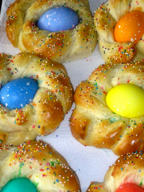 Italian Easter Bread With Hard Boiled Eggs
 The Cultural Dish Buona Pasqua Happy Easter with Italian