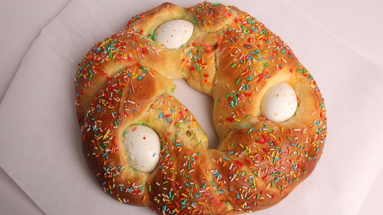 Italian Easter Bread With Hard Boiled Eggs
 Italian Easter Sweet Bread Recipe Laura Vitale Laura