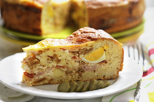 Italian Ham Pie Easter Recipe
 Pizza Rustica Easter Pie