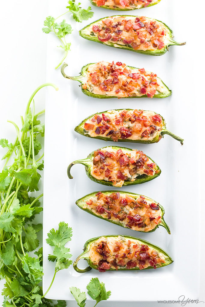 Jalapeno Poppers Low Carb
 Cream Cheese Jalapeno Poppers with Bacon Low Carb Gluten