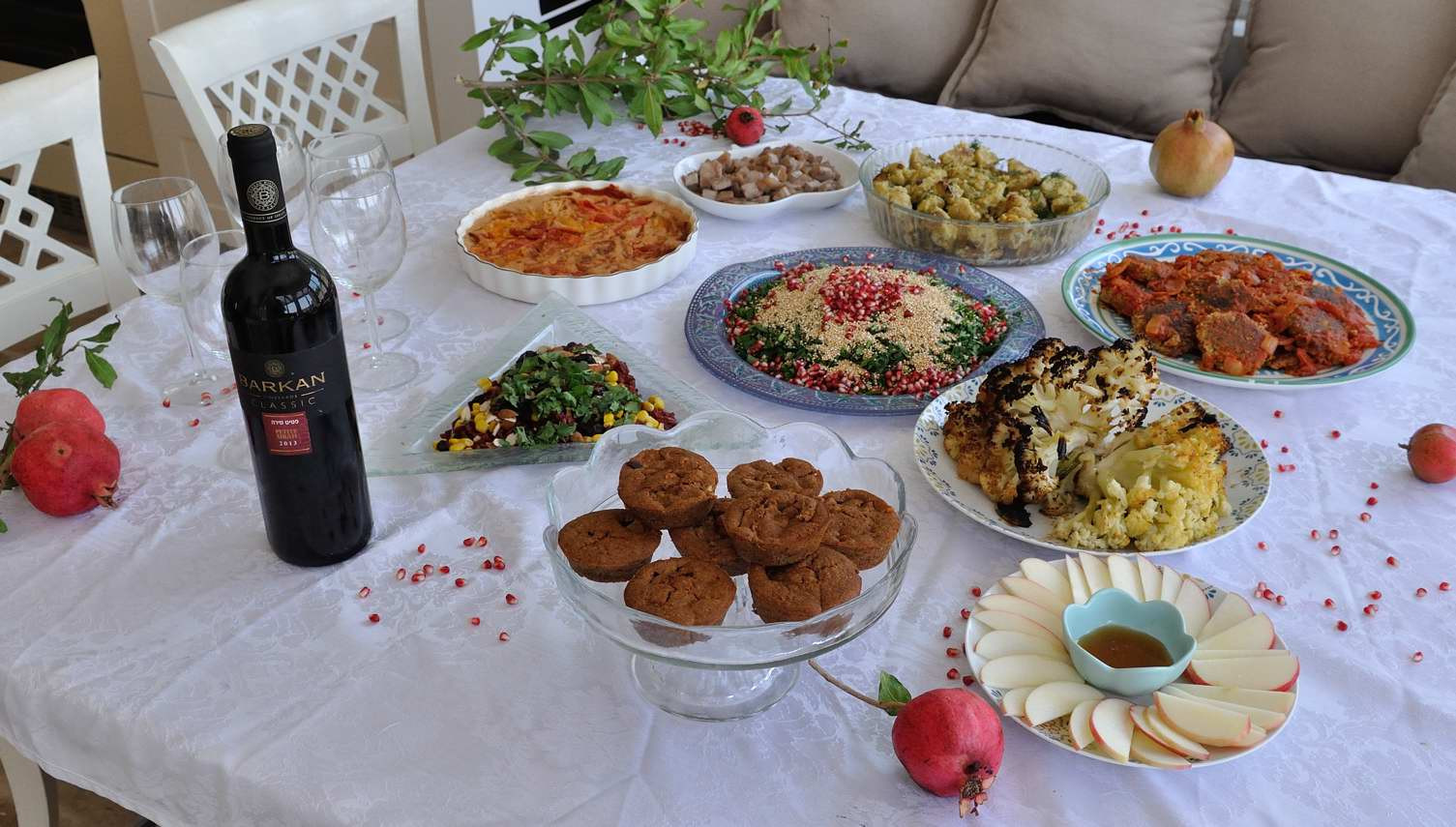 Jewish Vegetarian Recipes
 Vegan Rosh Hashana Jewish New Year Dinner Recipes