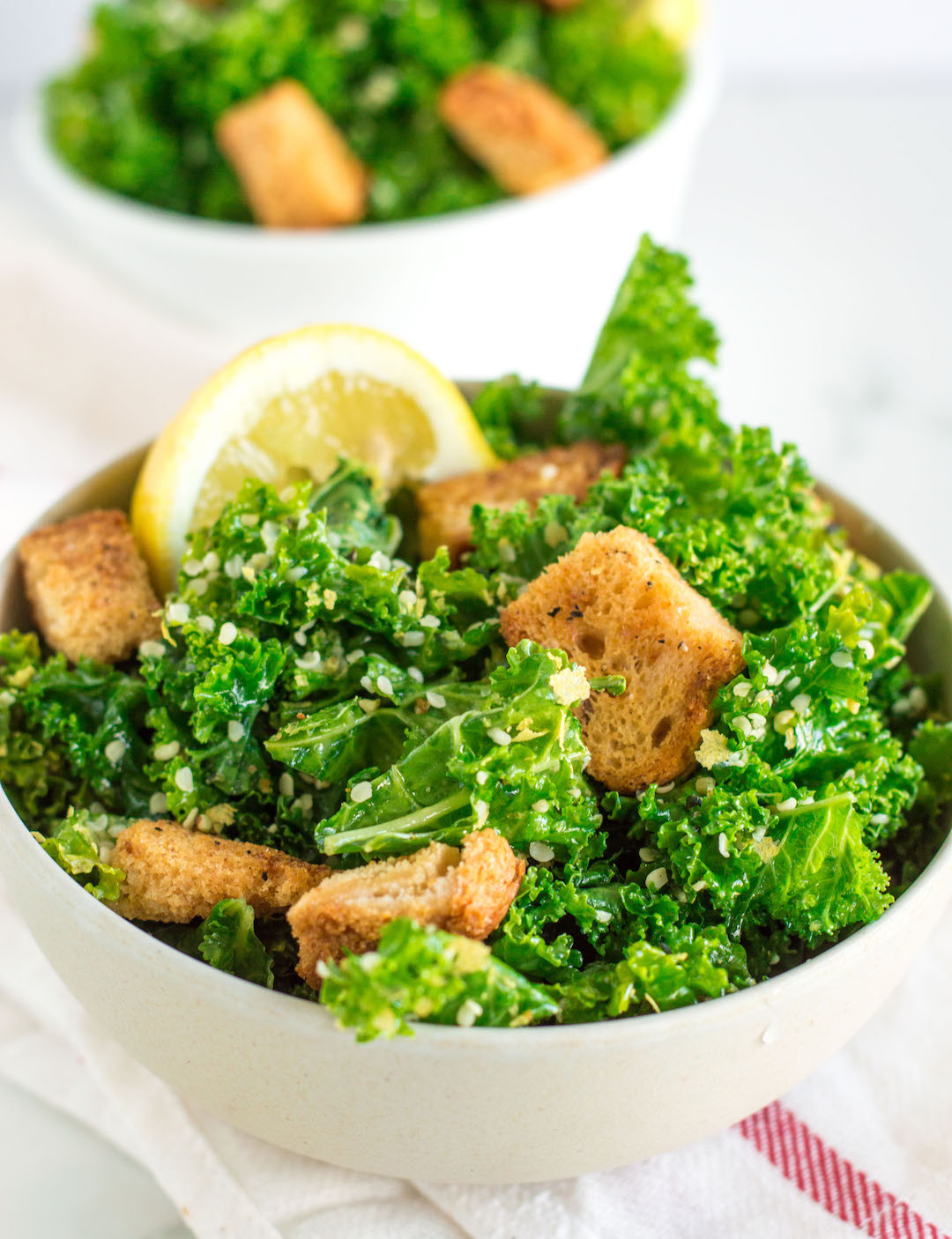 Kale Recipes Vegetarian
 Ve arian Kale Caesar Salad Recipe — Dishmaps