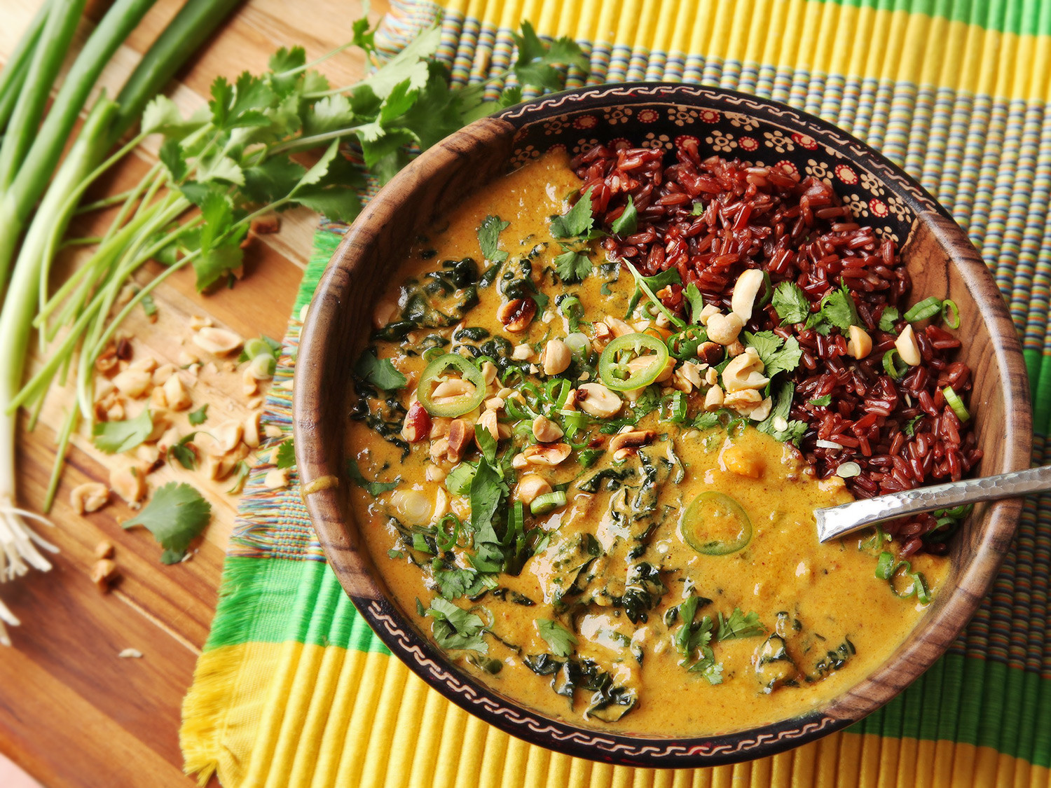 Kale Recipes Vegetarian
 Vegan Peanut Sweet Potato and Kale Soup With Coconut